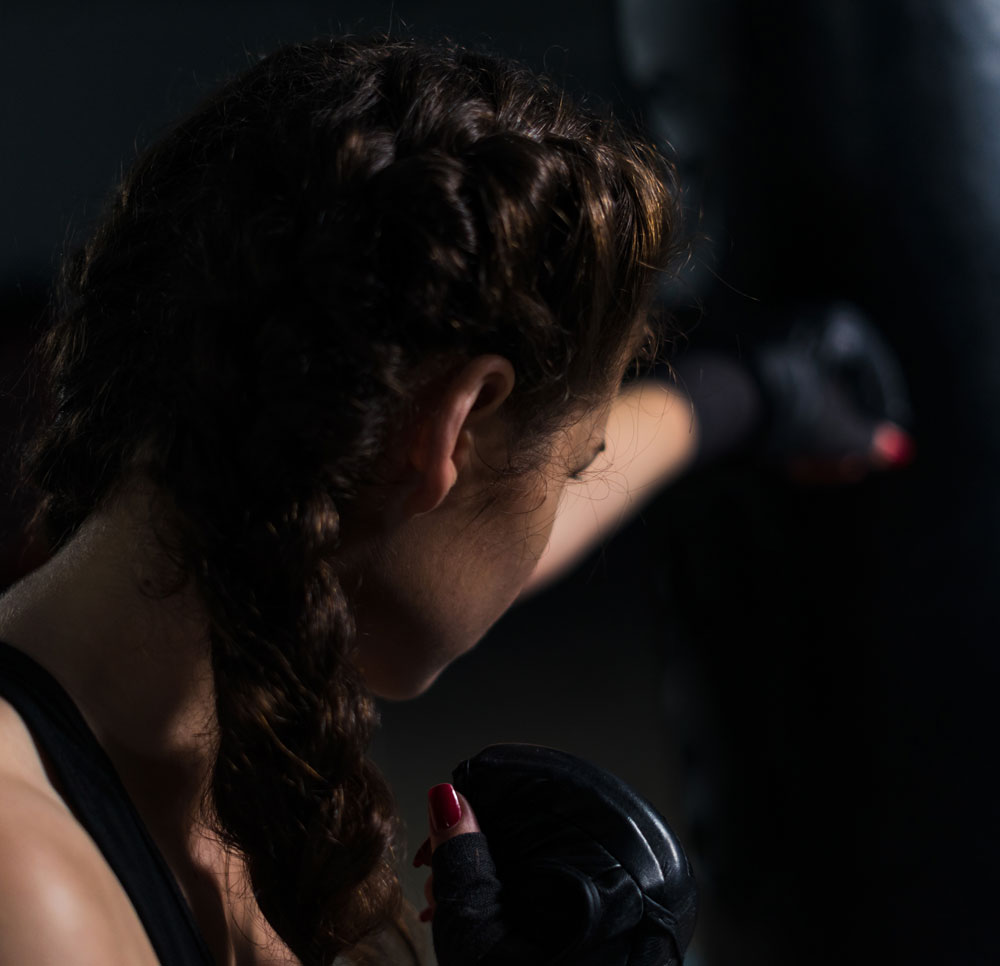 Punch Bag at Diana's Gym, Wellingborough